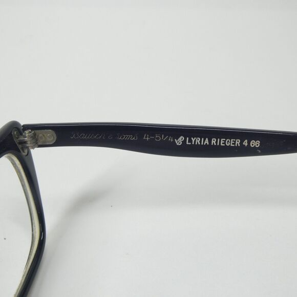 Bausch & Lomb 4-5 1/4 Vintage Cat Eye Glasses Frames Cateye MCM 1960s - Picture 10 of 13